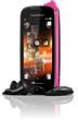Sony Ericsson Mix Walkman (WT13) Black - Pink cloud band on Black Phone